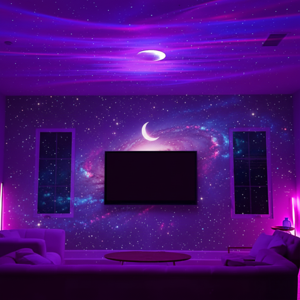Aurora Night Light Projector - LED Galaxy Lamp with Remote Control