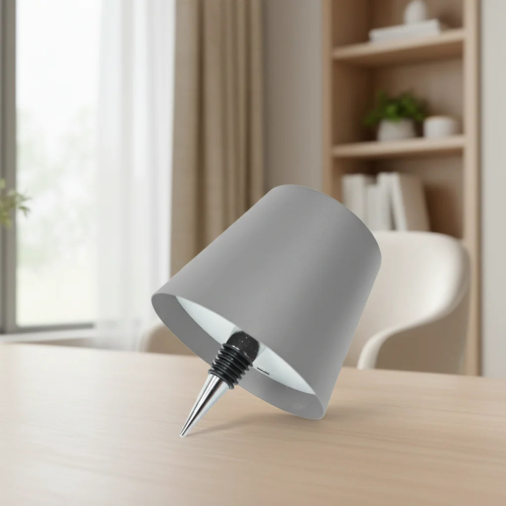 Bottle Table Lamp LED - Decorative Night Light & Mood Lamp for Desk