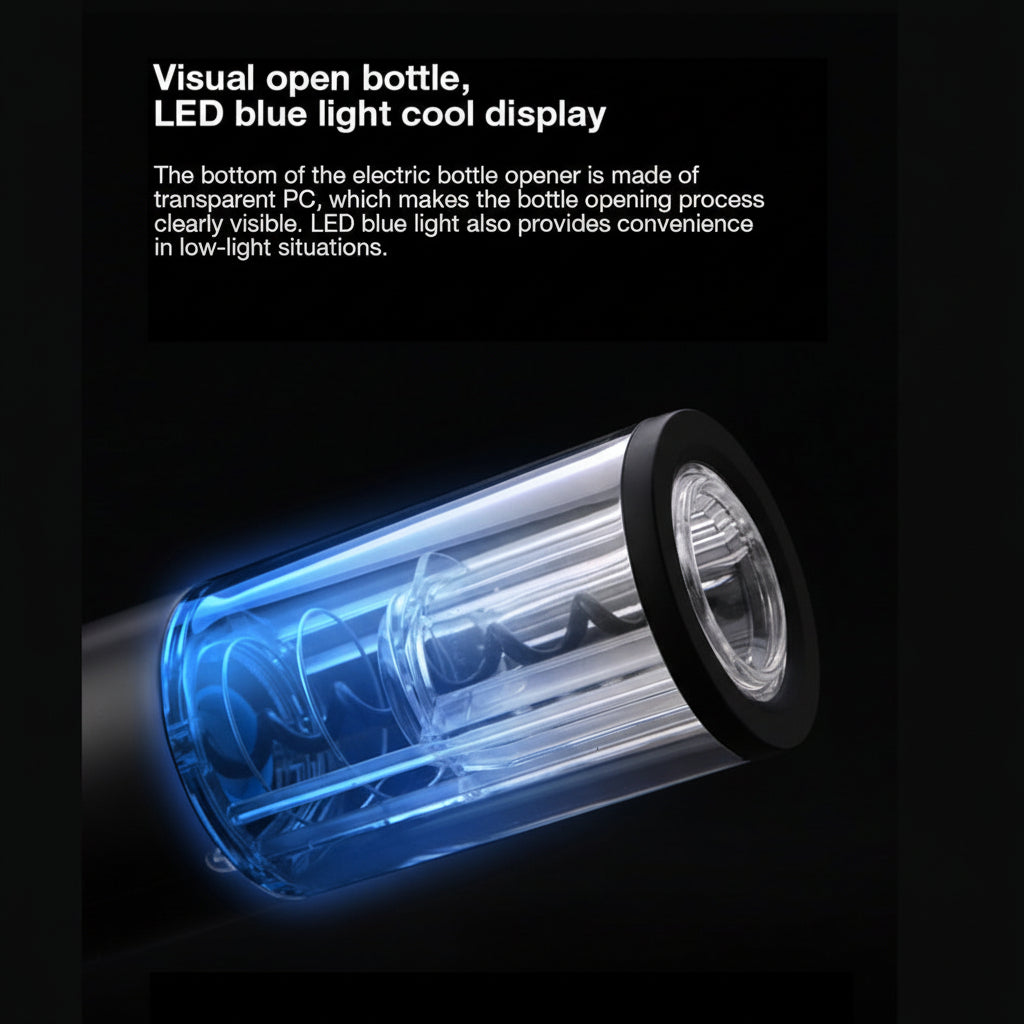Electric Wine Opener – Automatic Corkscrew for Effortless Bottle Opening