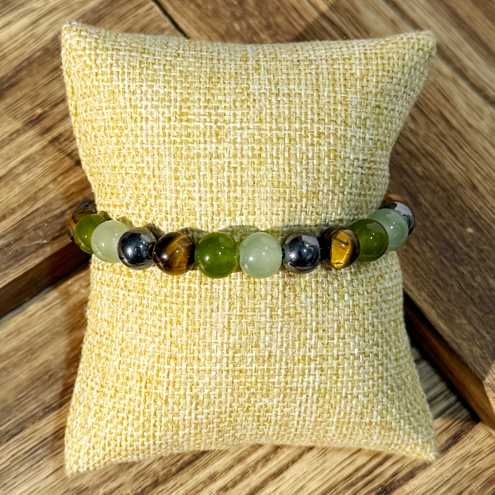 Beaded Birthstone Bracelet - Natural Stone Gift for Mother's Day