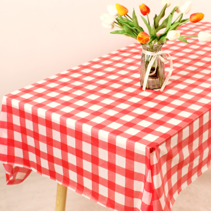Disposable Plastic Tablecloths Set – Waterproof & Stain-Resistant for Easy Cleanup