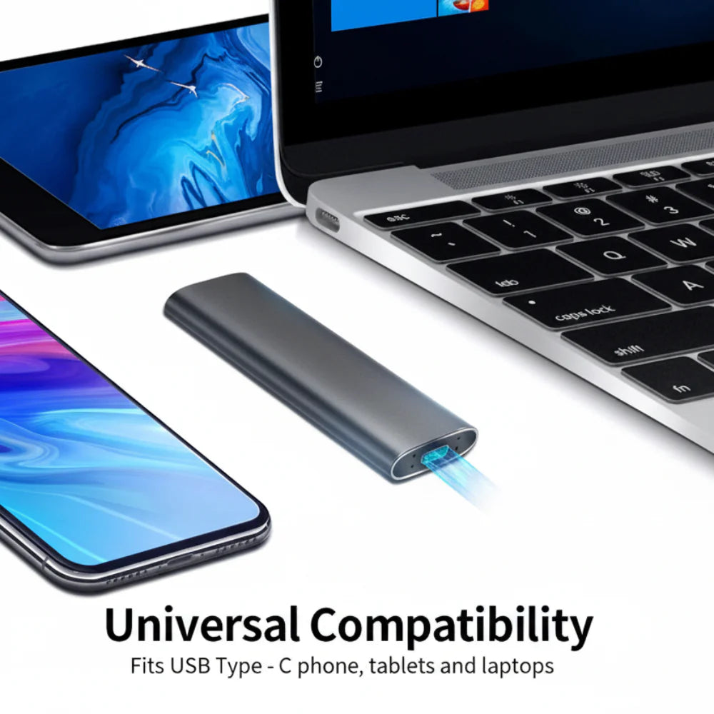 512GB Portable External SSD - Ultra-Fast USB Data Storage
