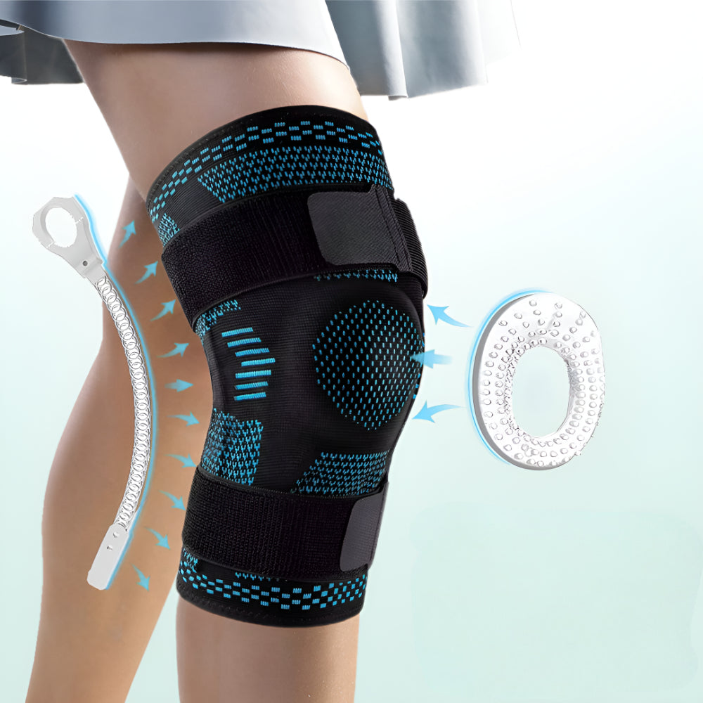 Adjustable Knee Brace with Compression Sleeve – Supportive