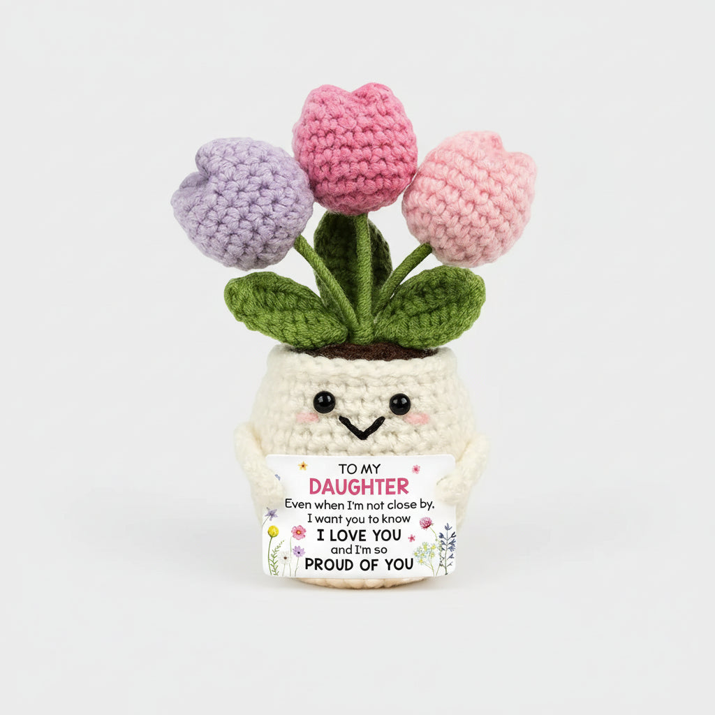 Handmade Crochet Flower Desk Decor – The Perfect Mother's Day Gift