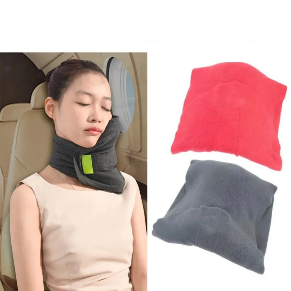 Adjustable Travel Pillow Neck Support Wrap - Cozy Scarf