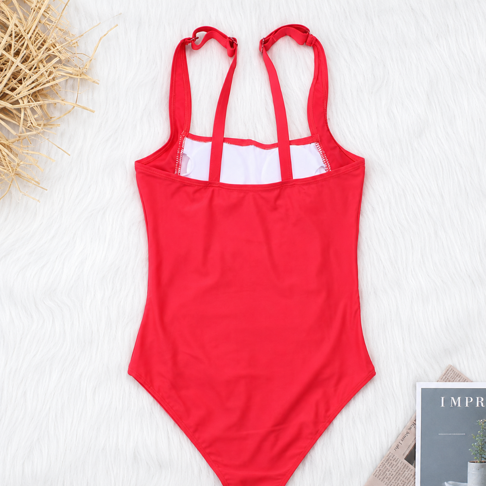 Flattering Women's Slimming One-Piece Swimsuit Swimwear