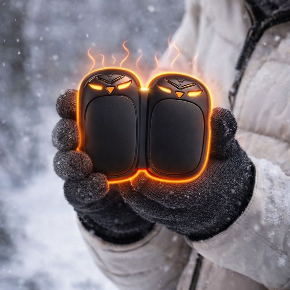 Dual-Unit Electric Hand Warmer Pocket Heater – Portable Personal Heating Set