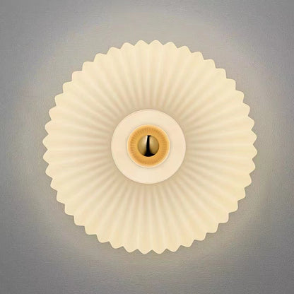 Elegant Nordic Vintage Glass Wall Sconce with Striped