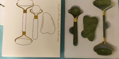 Jade Face Roller Set