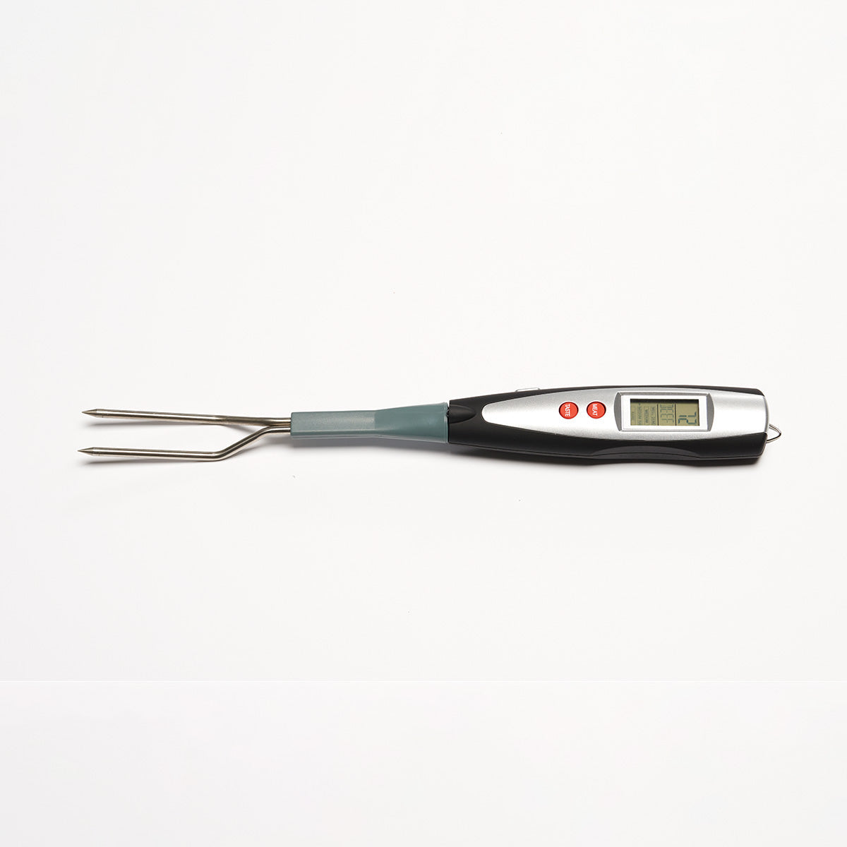 Digital BBQ Thermometer Fork with Stainless Steel Grill Probe – Precision Cooking Tool