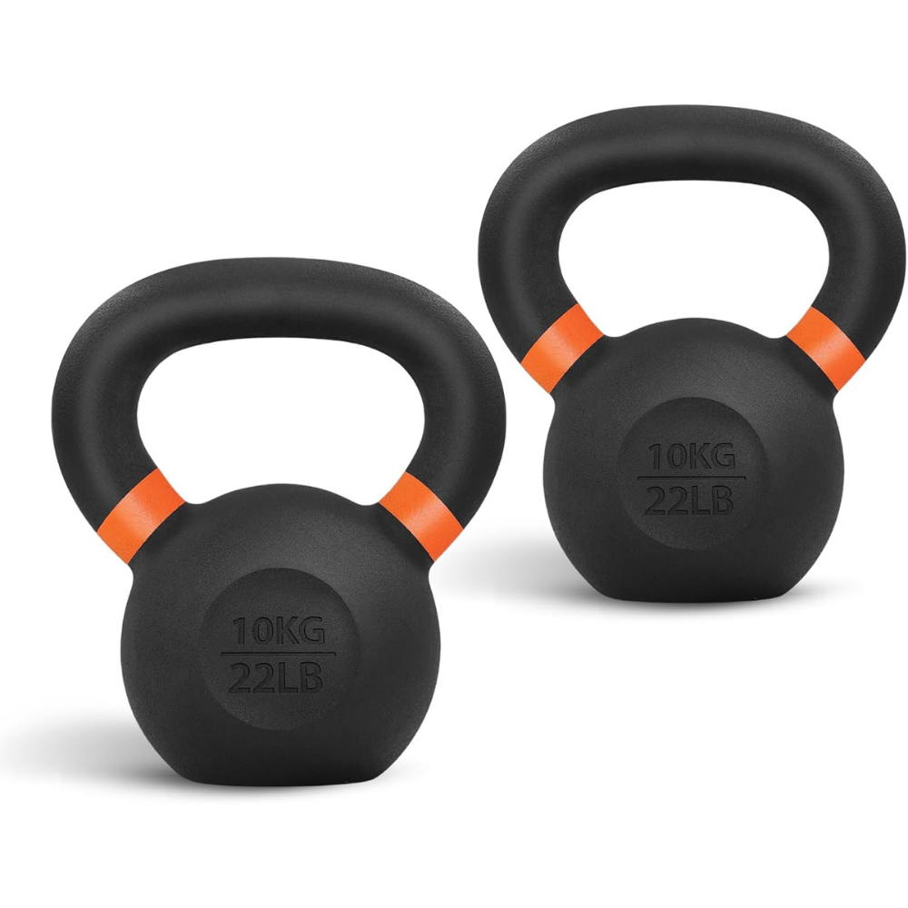 Cast Iron Kettlebell for Strength Training – Durable Home Gym Fitness Weight