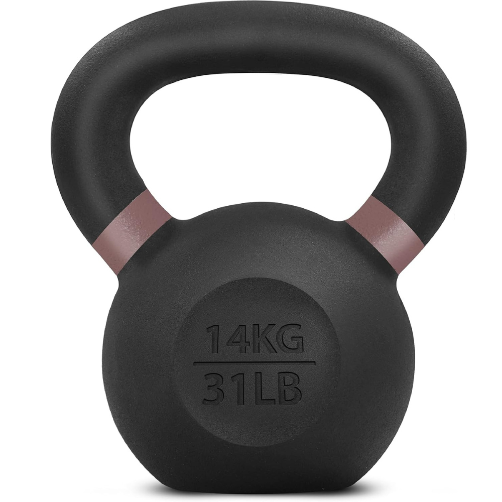 Cast Iron Kettlebell for Strength Training – Durable Home Gym Fitness Weight