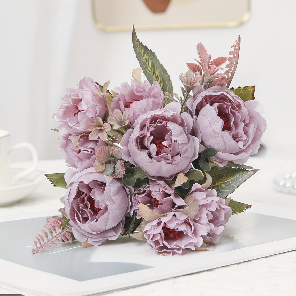 Artificial Peony Flower Bouquet – The Perfect Mother's Day Gift for Home Decor