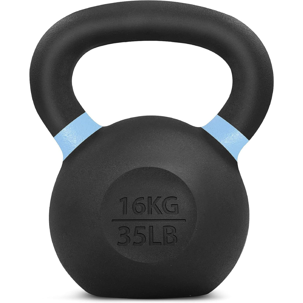 Cast Iron Kettlebell for Strength Training – Durable Home Gym Fitness Weight