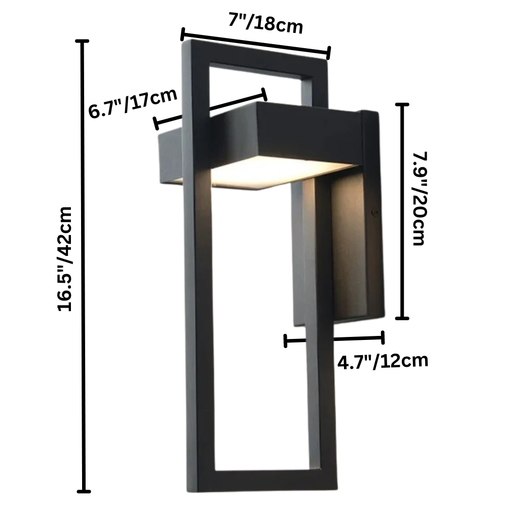 Modern Nordic Outdoor Wall Light — Aluminium LED Wall Lamp