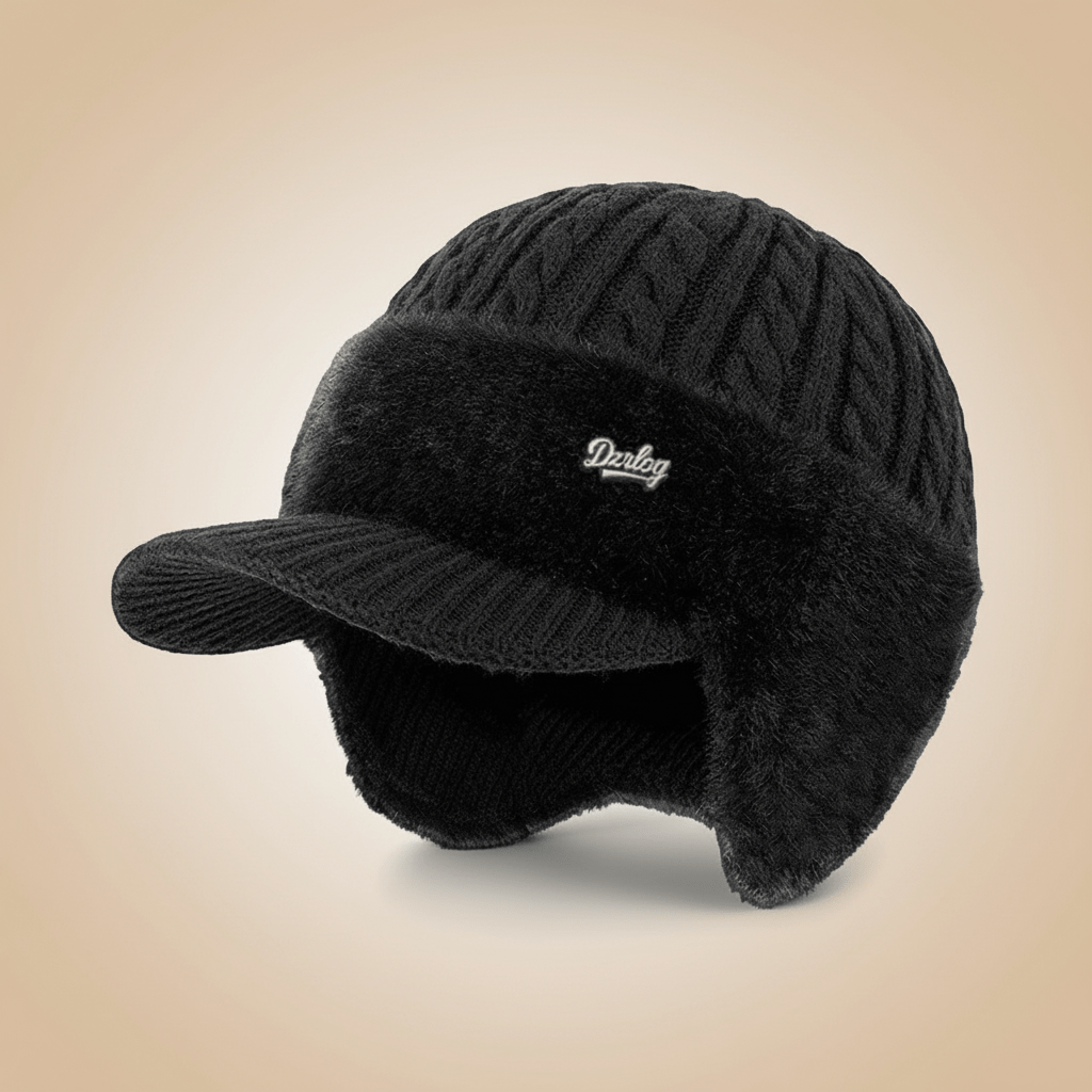Fur-Lined Trapper Winter Hat with Windproof Ear Protection