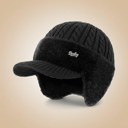 Fur-Lined Trapper Winter Hat with Windproof Ear Protection