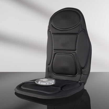 Heated Massage Car Seat Back Cushion – Multi-Zone Comfort Pad