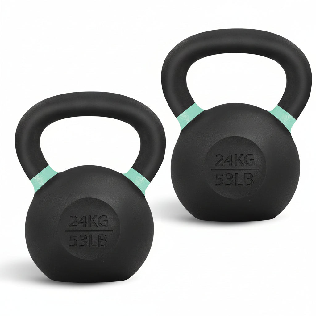 Cast Iron Kettlebell for Strength Training – Durable Home Gym Fitness Weight