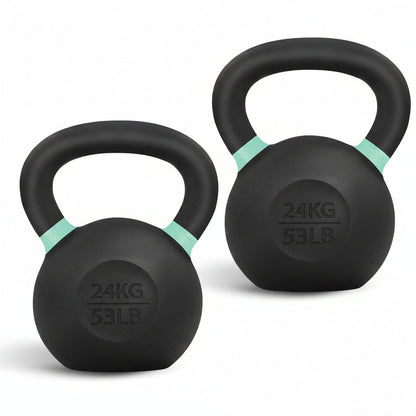 Cast Iron Kettlebell for Strength Training – Durable Home Gym Fitness Weight