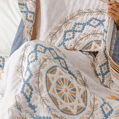 Cozy Mandala Boho Pattern Blanket Throw