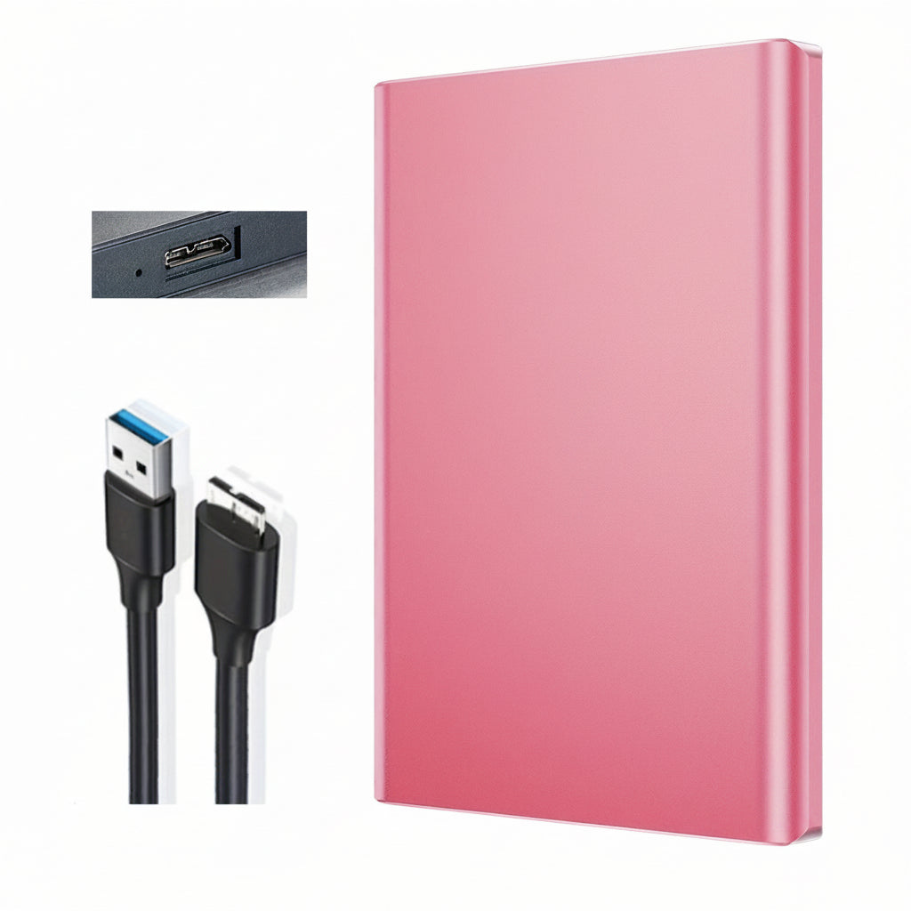 320GB Portable USB SSD External Drive - Slim, High-Speed Laptop Storage