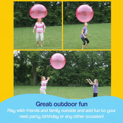 Giant Inflatable Bubble Ball - Durable TPR Outdoor Play Toy for Kids