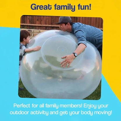 Giant Inflatable Bubble Ball - Durable TPR Outdoor Play Toy for Kids