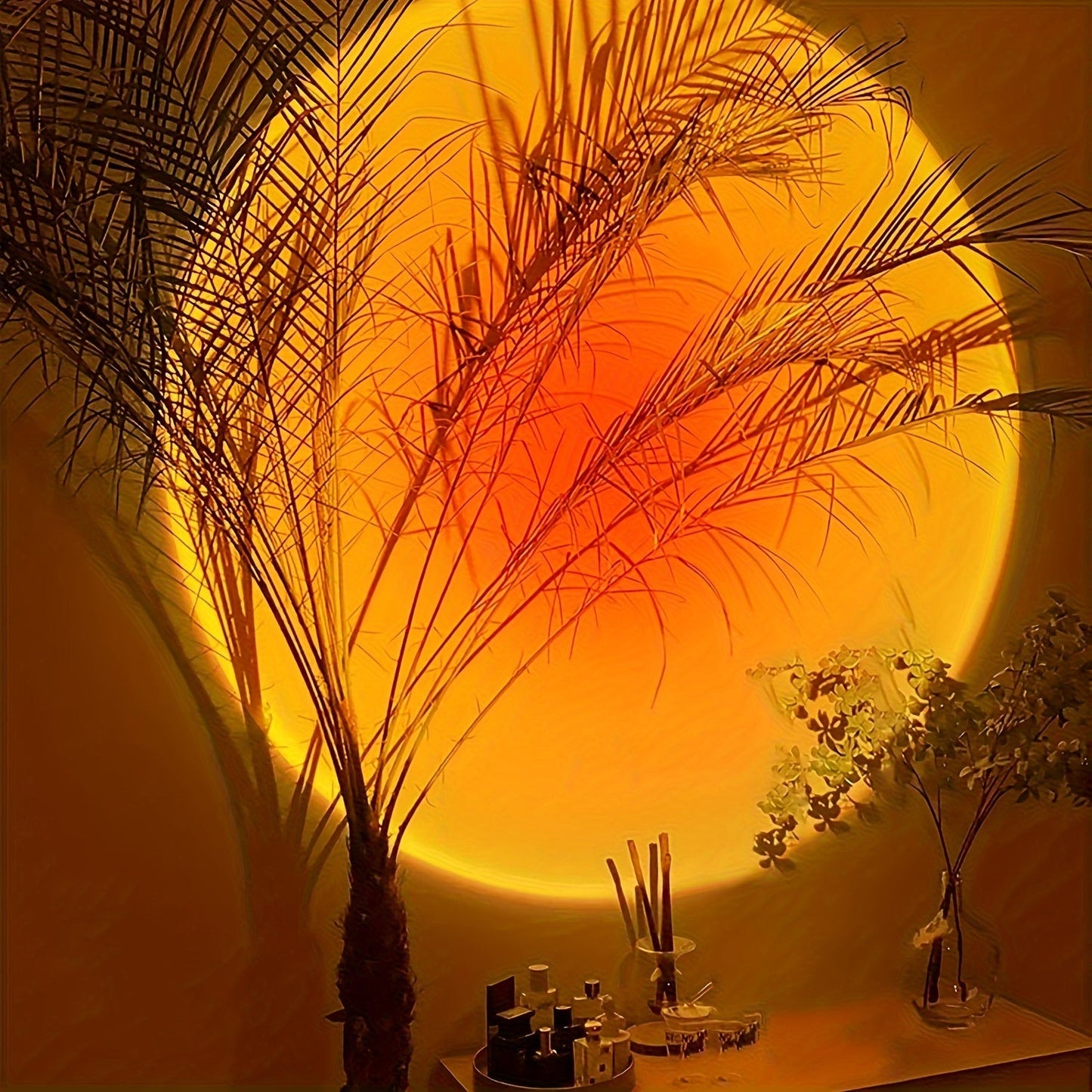 Sunset Projection Lamp — USB-Powered Ambient Light for a Warm, Relaxing Glow