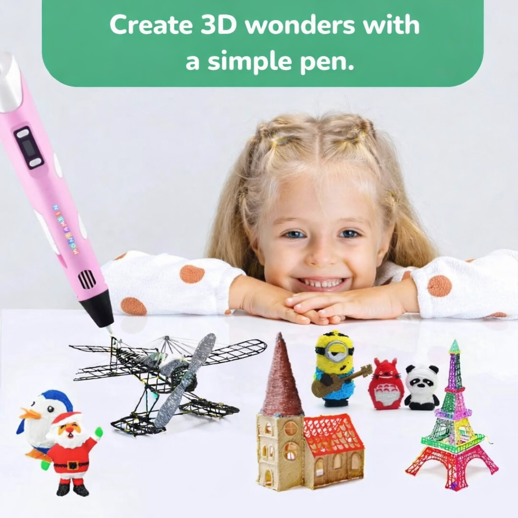 3D Printing Pen for Kids - Educational STEM Toy for Creative Drawing