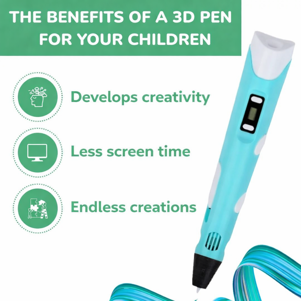 3D Printing Pen for Kids - Educational STEM Toy for Creative Drawing