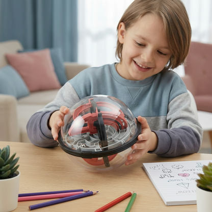3D Maze Puzzle Ball - Brain Teaser Toy for Kids and Adults