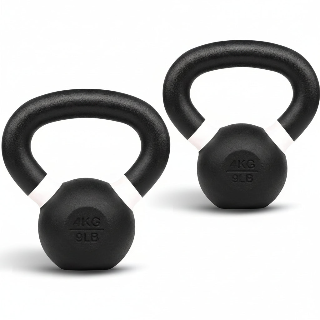 Cast Iron Kettlebell for Strength Training – Durable Home Gym Fitness Weight