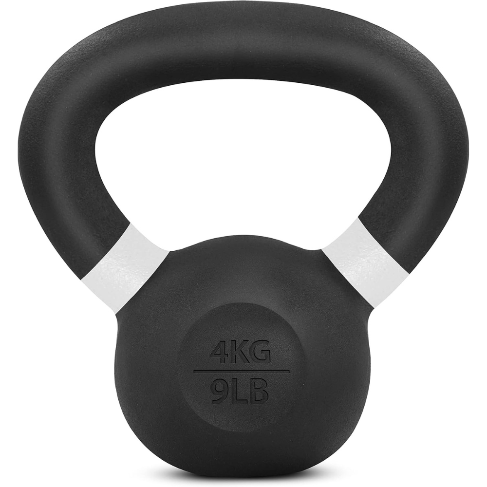 Cast Iron Kettlebell for Strength Training – Durable Home Gym Fitness Weight