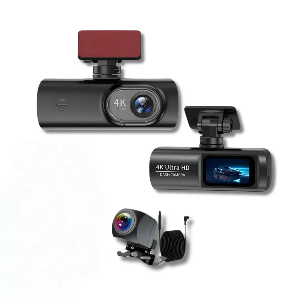 4K Ultra HD Dash Camera with WiFi, Night Vision and GPS – Vehicle Recorder