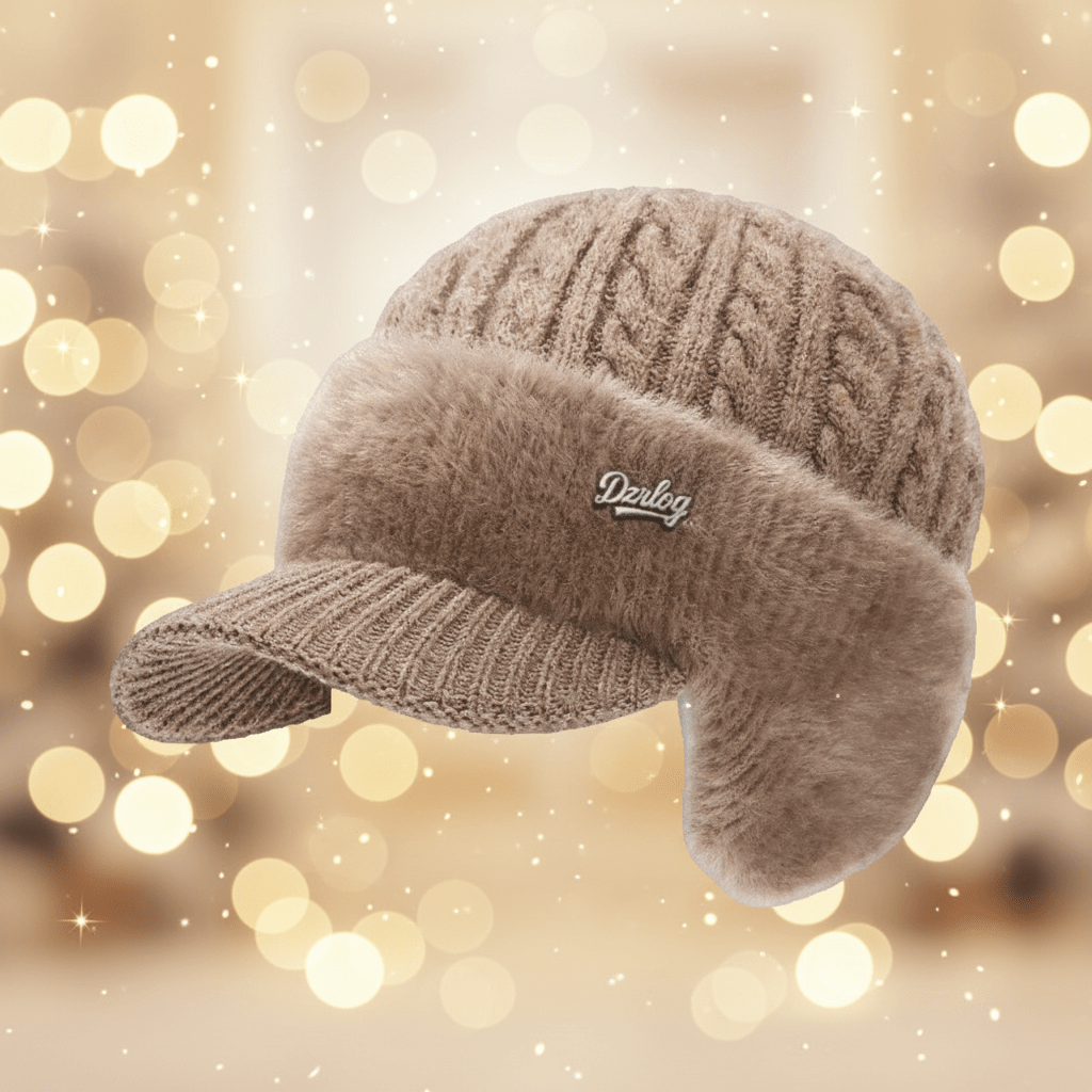 Fur-Lined Trapper Winter Hat with Windproof Ear Protection