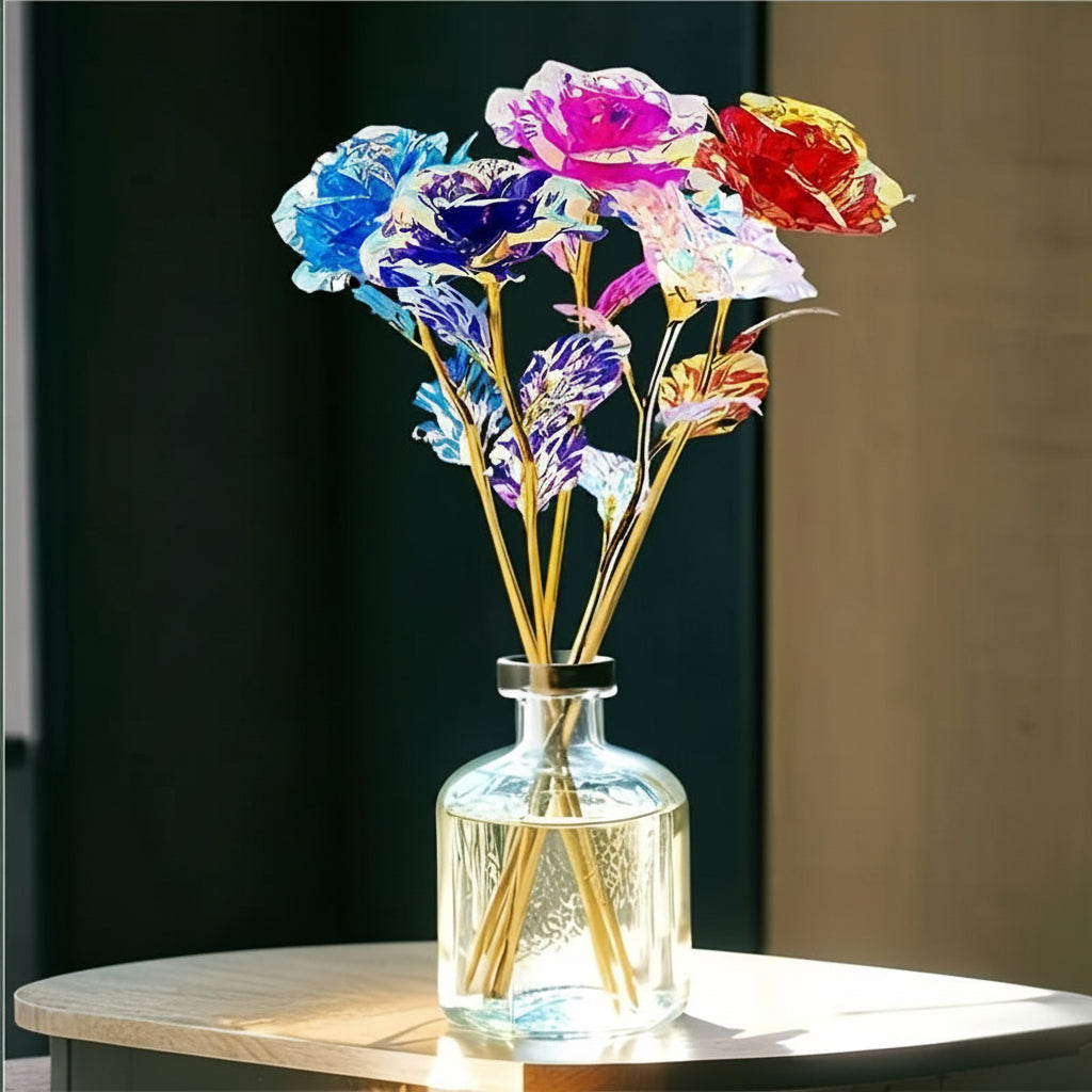 Artificial Rose Bouquet – Beautiful Mother's Day Gift & Table Centerpiece