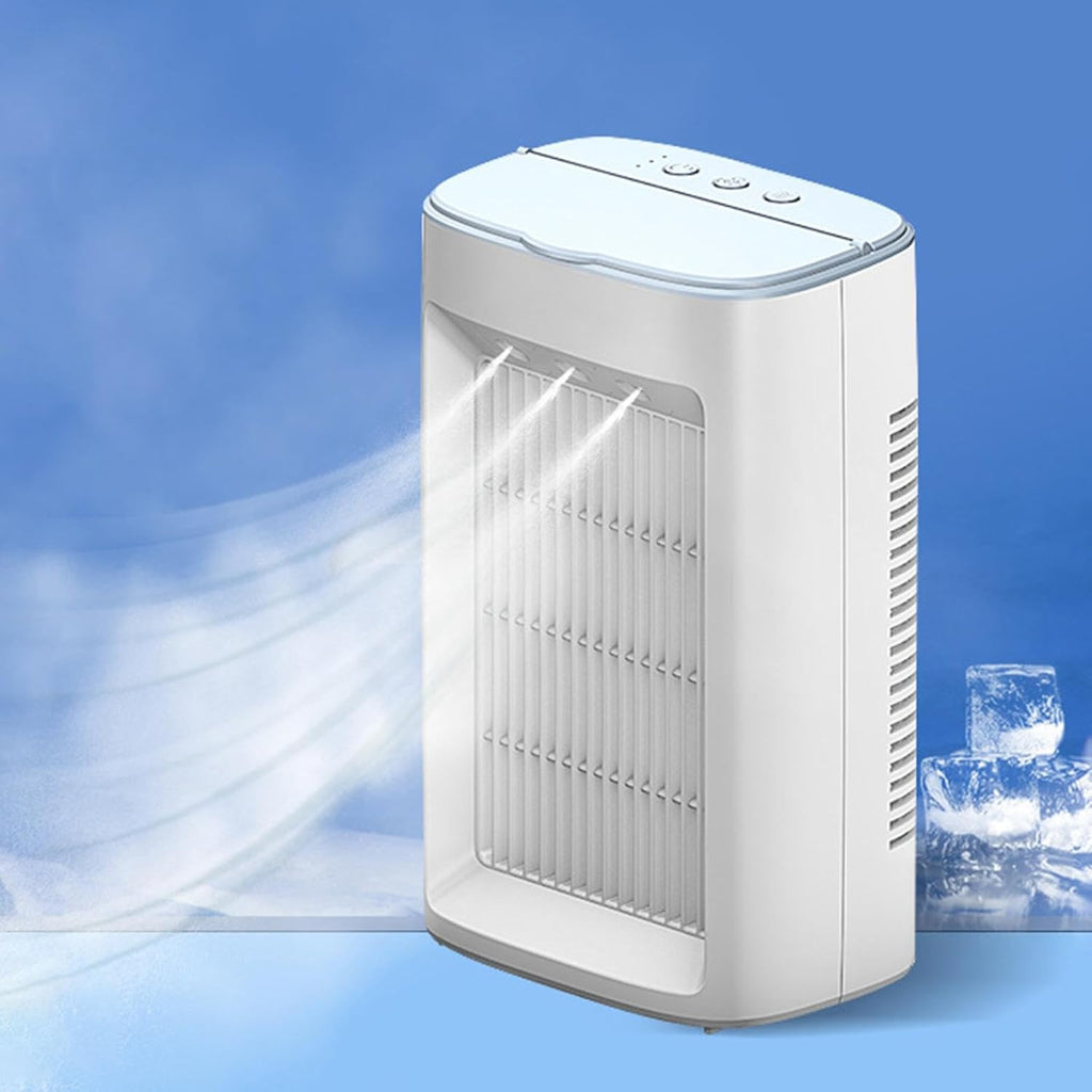 Compact Portable USB Humidifier & Cooling Fan – Personal Air Conditioner