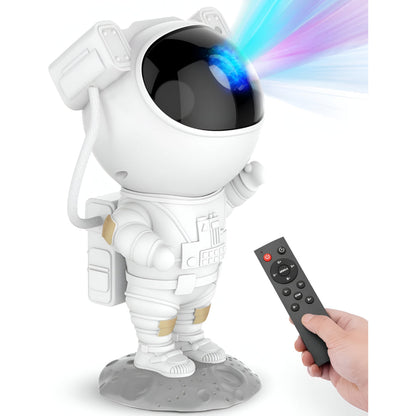 Astronaut LED Night Light with Star Projector - Cosmic Room Decor Lamp