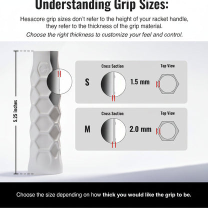 Anti-Slip Pickleball Grip Tape with Cushioned Handle Cover – Comfortable, Secure Grip
