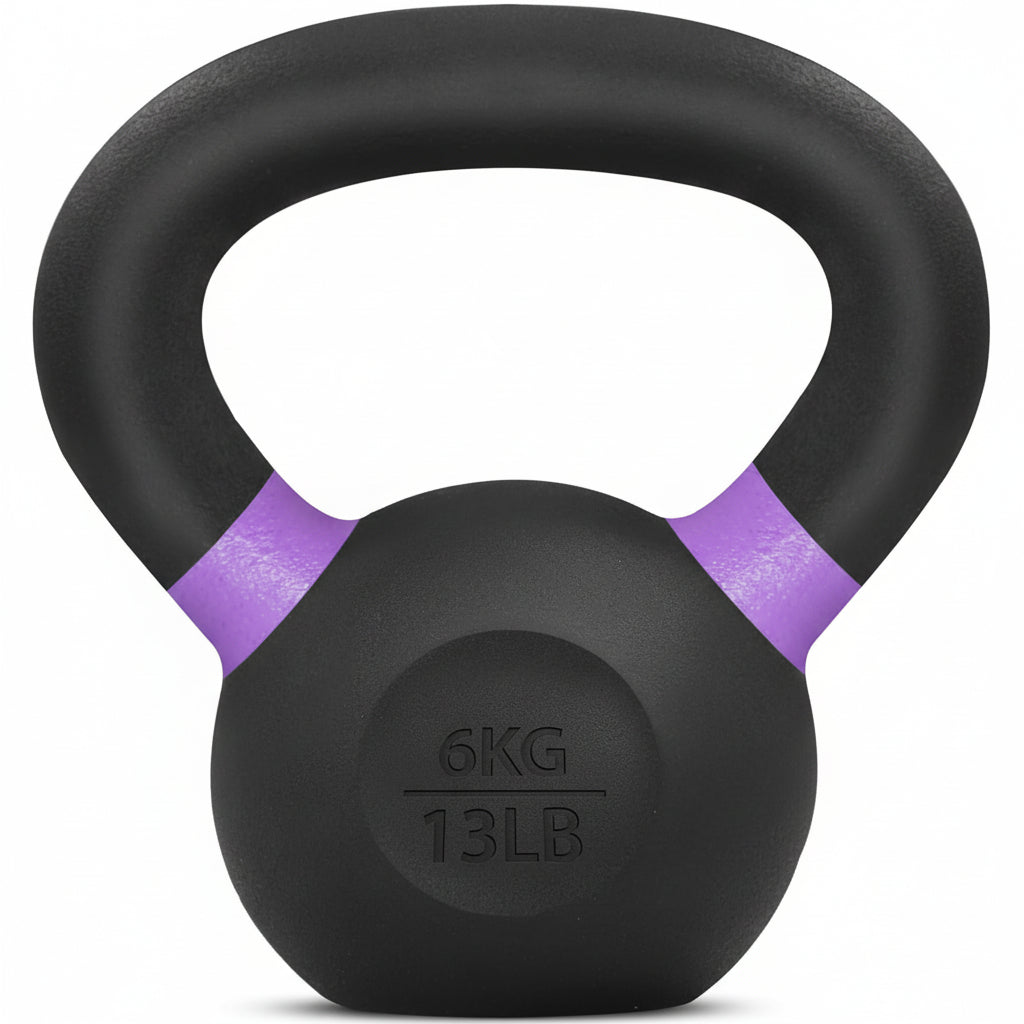 Cast Iron Kettlebell for Strength Training – Durable Home Gym Fitness Weight