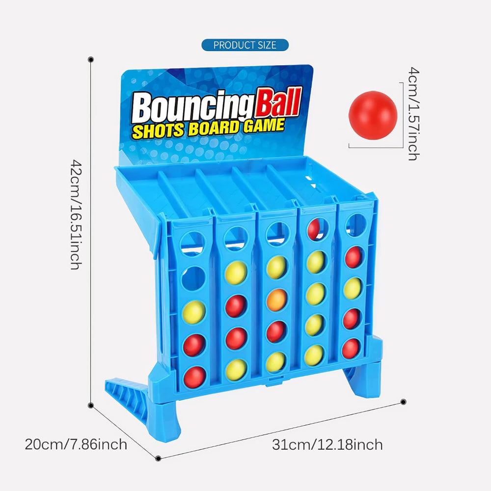 Bounce Ball: Family Party Strategy Board Game for All Ages