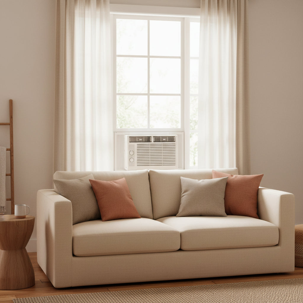 Compact 5000 BTU Window Air Conditioner — Efficient Cooling for Small Rooms