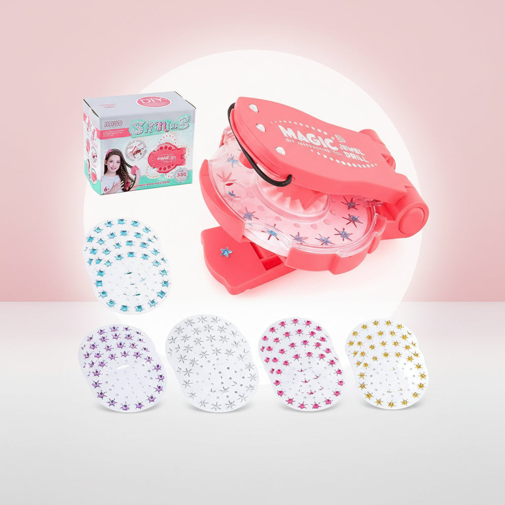 Automatic Hair Braider Kit – Magic Jewel Drill Styling Tool Set for Effortless, Salon-Quality Hair