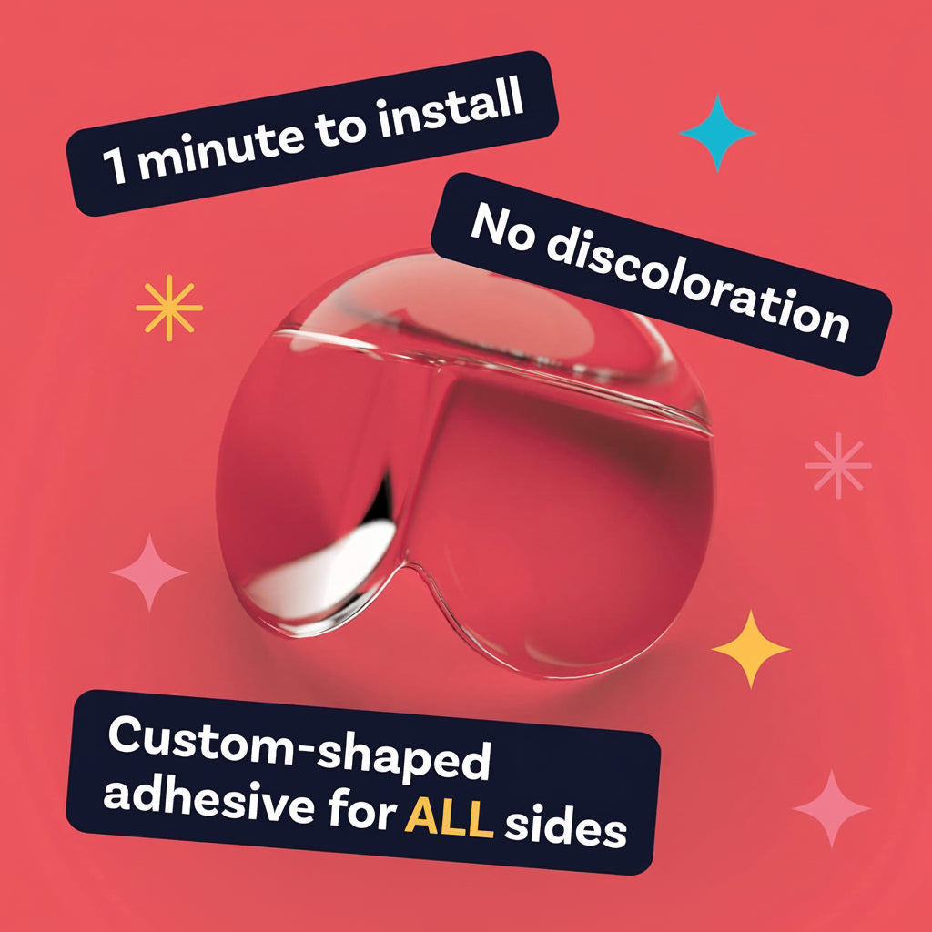 Clear Corner Protectors for Baby Safety - Durable PVC with Strong Adhesive