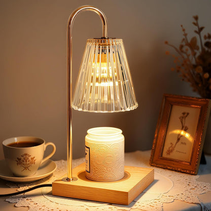 Electric Wax Warmer Table Lamp - Melt Wax and Create Cozy Candlelight