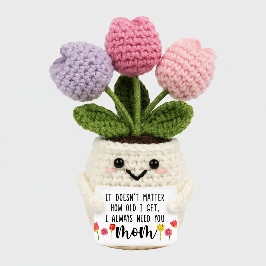 Handmade Crochet Flower Desk Decor – The Perfect Mother's Day Gift