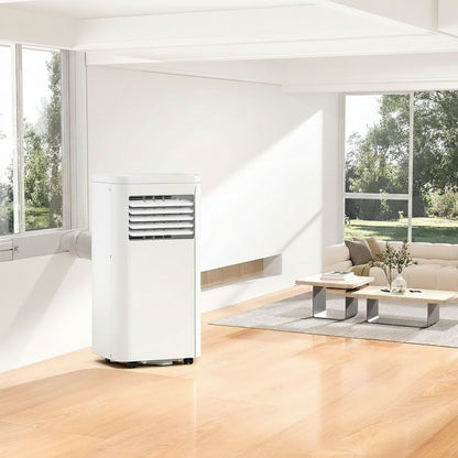 All-in-One Portable 8000 BTU Air Conditioner with Dehumidifier and Built-In Fan