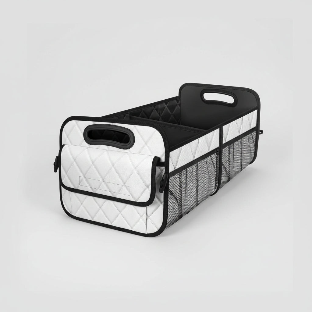 Foldable Car Trunk Organizer - Waterproof, Large-Capacity Storage Box for Neat and Organized Car Storage