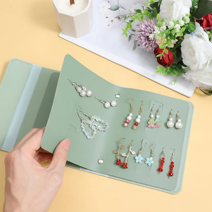 Foldable Travel Jewelry Organizer with Earring Holder Case – Ideal Mother's Day Gift
